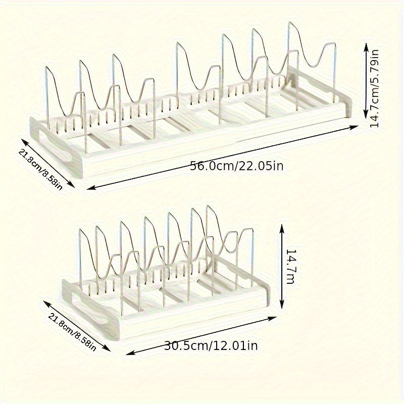 Metal Pot Rack Organizer