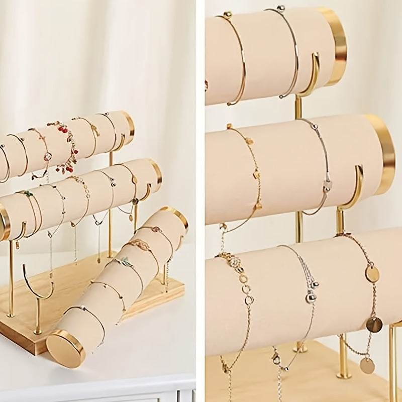 Velvet 3-Tier Jewelry Organizer