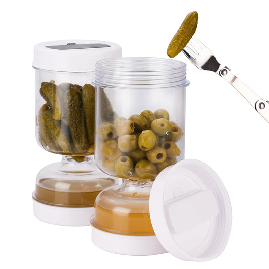 Olive and Pickle Strainer Jar