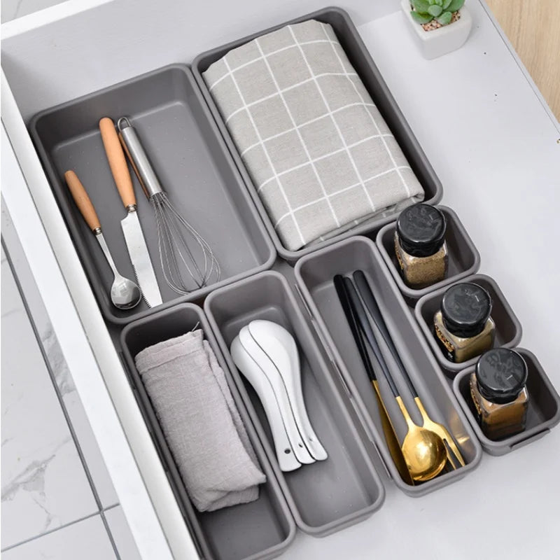 Set Adjustable Drawer Organizer Box