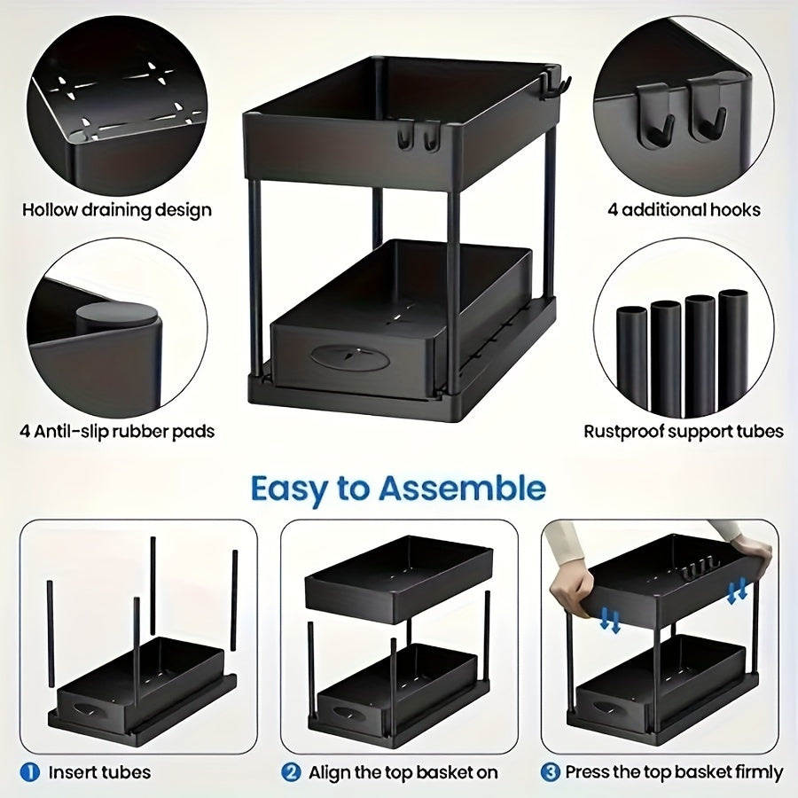 Kitchen Sink Organizer Rack